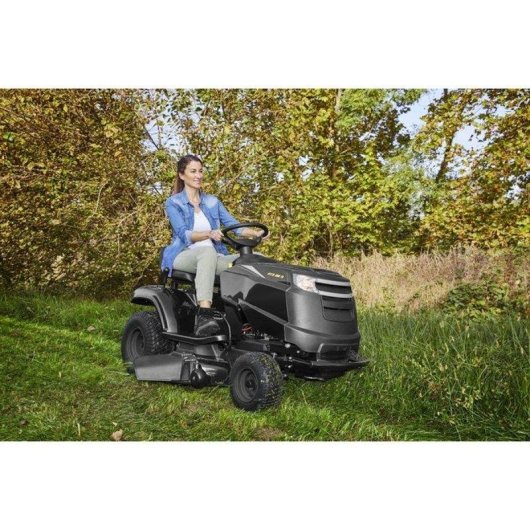Tondeuse à batterie Alpina AT3 98 A - Moteur 352 cm³, Largeur 98 cm