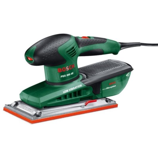 Lijadora Bosch PSS 300 AE 250W Plato 115x230mm Control Velocidad