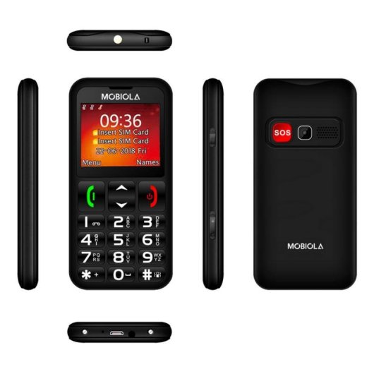 Mobiola MB700 2G 2,2" Dual SIM Bluetooth Radio FM Nero