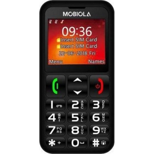 Mobiola MB700 2G 2,2" Dual SIM Bluetooth Radio FM Nero