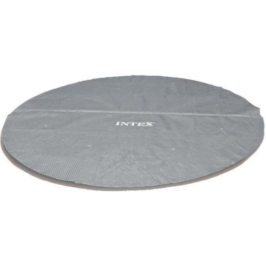 Intex Verstärkte Solarseeblase für Runde Pools, 4,20 m (bis 4,27 m), 270 Mikron, Grau, 70% recyceltes Material
