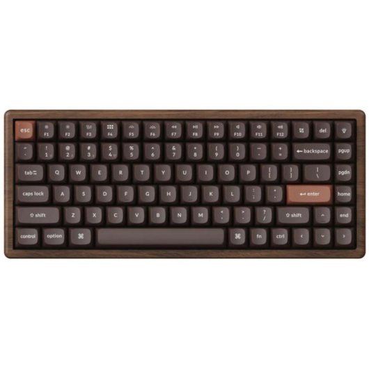 Teclado Keychron K2 HE magnético 75% com switches Gateron RGB inglês US