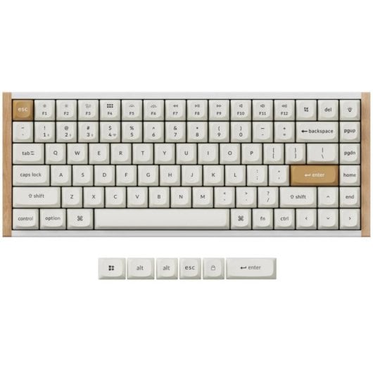 Teclado Keychron K2 HE magnético 75% com switches Gateron RGB inglês US
