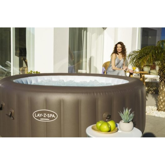 Spa gonflable carré Bestway Lay-Z-Spa Dominica Hydrojet Pro 7 places