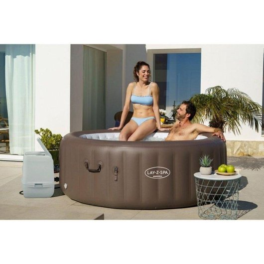 Spa gonflable carré Bestway Lay-Z-Spa Dominica Hydrojet Pro 7 places