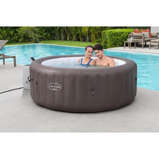 Spa gonflable carré Bestway Lay-Z-Spa Dominica Hydrojet Pro 7 places