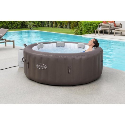 Spa gonflable carré Bestway Lay-Z-Spa Dominica Hydrojet Pro 7 places