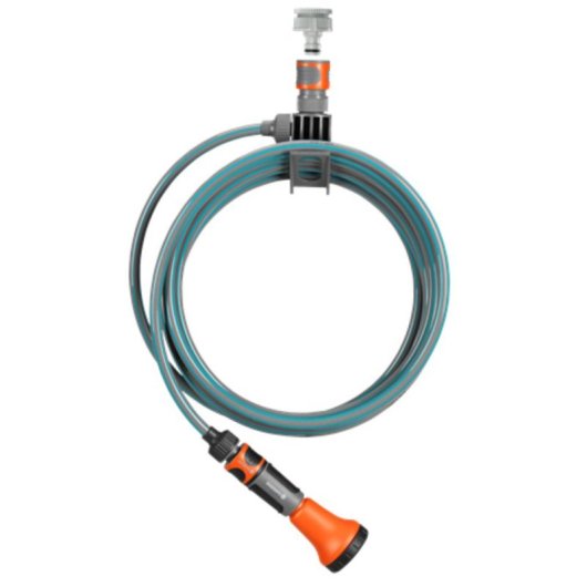 Gartenschlauch Spirale Gardena 7,5 m mit integriertem Halter und Anschlussset