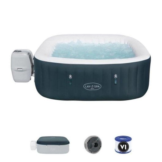 Jacuzzi Bestway Lay-Z-Spa Ibiza AirJet 4-6 Personnes 180x180 cm 140 AirJets
