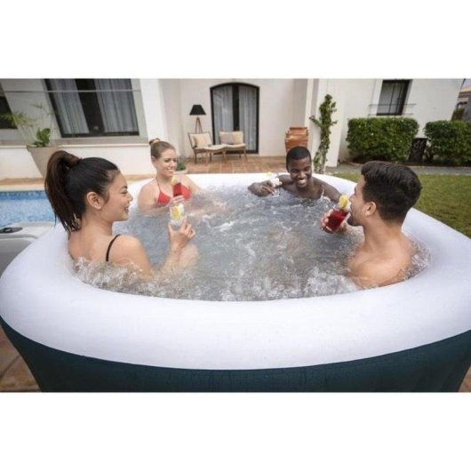 Jacuzzi Bestway Lay-Z-Spa Ibiza AirJet 4-6 Personnes 180x180 cm 140 AirJets