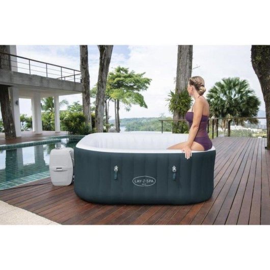 Jacuzzi Bestway Lay-Z-Spa Ibiza AirJet 4-6 Personnes 180x180 cm 140 AirJets