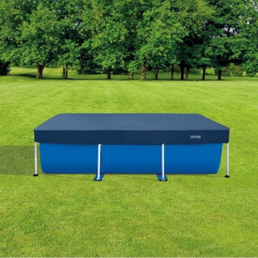 Funda de Protección INTEX Piscina Tubular Rectangular 2,60 x 1,60 m PVC Azul