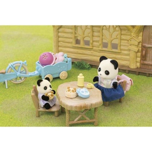 Set Sylvanian Families 5652 Bicicletta con Rimorchio e Accessori