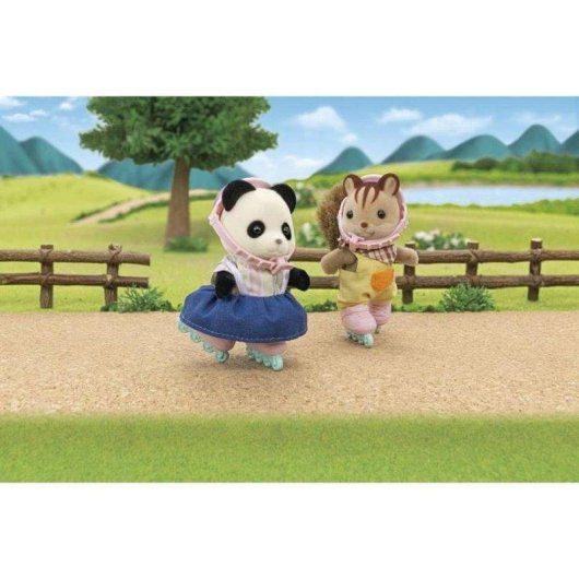 Set Sylvanian Families 5652 Bicicletta con Rimorchio e Accessori