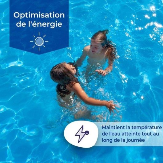 Cubierta solar para piscina Gre CPROV810 Oval 8,10 x 4,70 m Azul