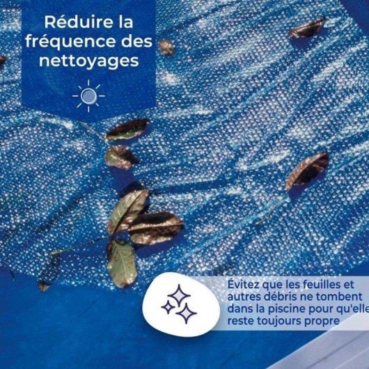 Cubierta solar para piscina Gre CPROV810 Oval 8,10 x 4,70 m Azul