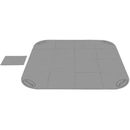 Bodenfliese Bestway Lay-Z-Spa 196 x 196 cm Grau 17-teilig