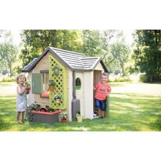 Smoby Life Regenwassersammler für Spielhäuser mit UV-Schutz und Gießkanne