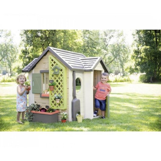 Smoby Life Regenwassersammler für Spielhäuser mit UV-Schutz und Gießkanne