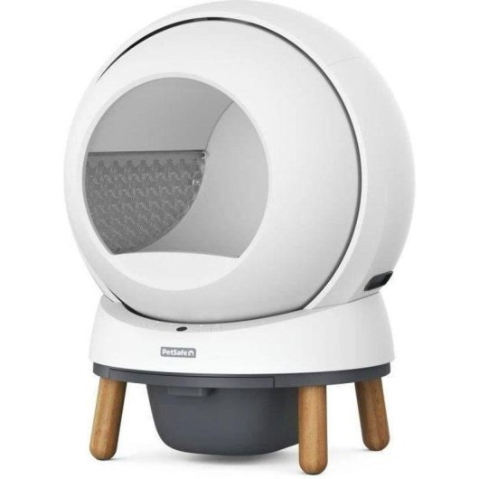 Arenero automático PetSafe SmartSpin conectado con app y autolimpieza