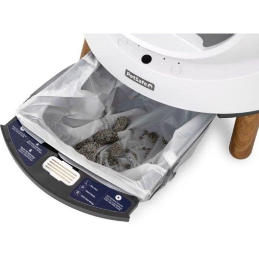 Arenero automático PetSafe SmartSpin conectado con app y autolimpieza