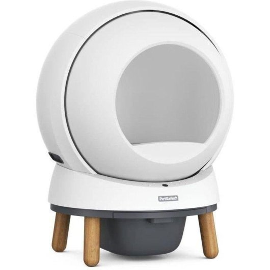 Arenero automático PetSafe SmartSpin conectado con app y autolimpieza