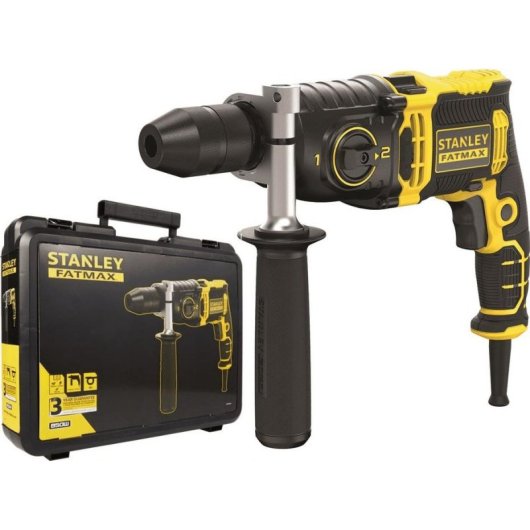 Parafusadora Percutor Stanley FMEH850K 850W Mandril Auto-travante