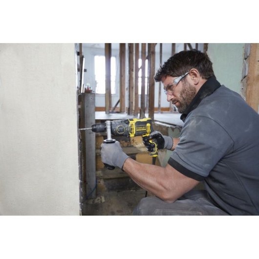 Parafusadora Percutor Stanley FMEH850K 850W Mandril Auto-travante