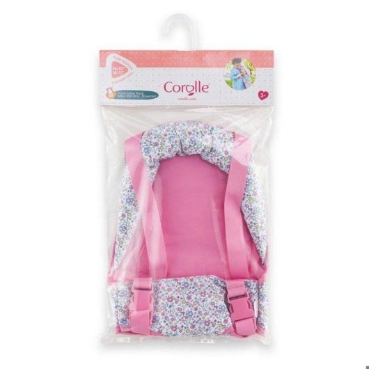 Portabebés Corolle Floral para Muñecas 36-42 cm Rosa