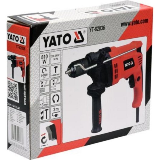 Taladro percutor Yato YT-82036 810W