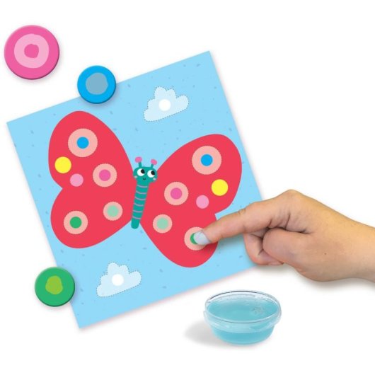 Kit Creativo SES Creative My First 3 en 1 Pintar, Colorear y Pegatinas