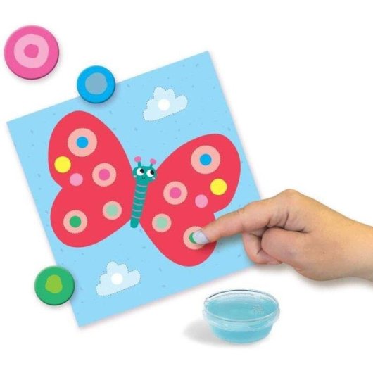 Kit Creativo SES Creative My First 3 en 1 Pintar, Colorear y Pegatinas