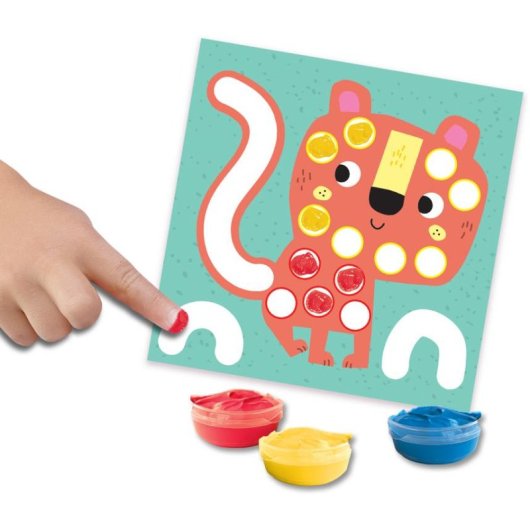Kit Creativo SES Creative My First 3 en 1 Pintar, Colorear y Pegatinas