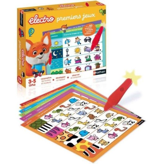 Gioco Educativo Nathan Electro 12 Schede Interattive 3+