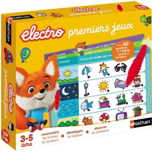 Gioco Educativo Nathan Electro 12 Schede Interattive 3+