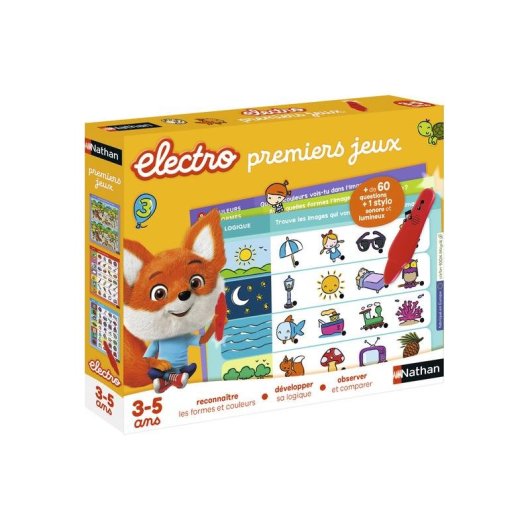 Gioco Educativo Nathan Electro 12 Schede Interattive 3+