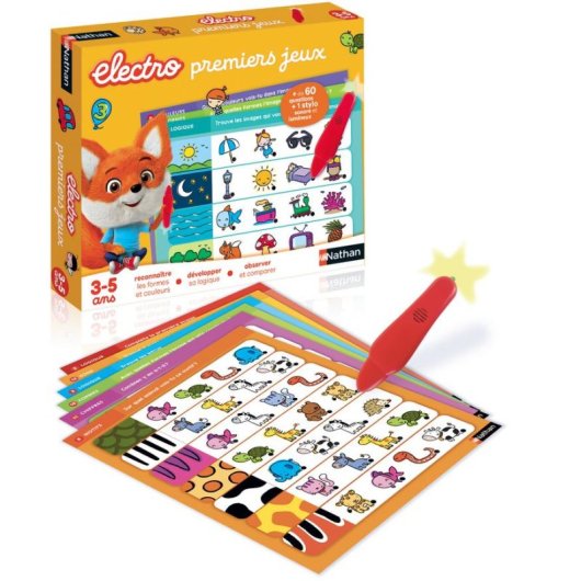 Gioco Educativo Nathan Electro 12 Schede Interattive 3+