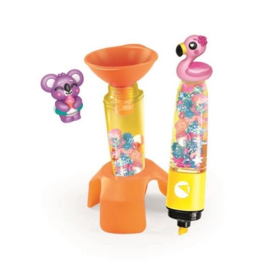Kit Creativo Clementoni Crée Tes Fluos Summer Friends 2 Pennarelli