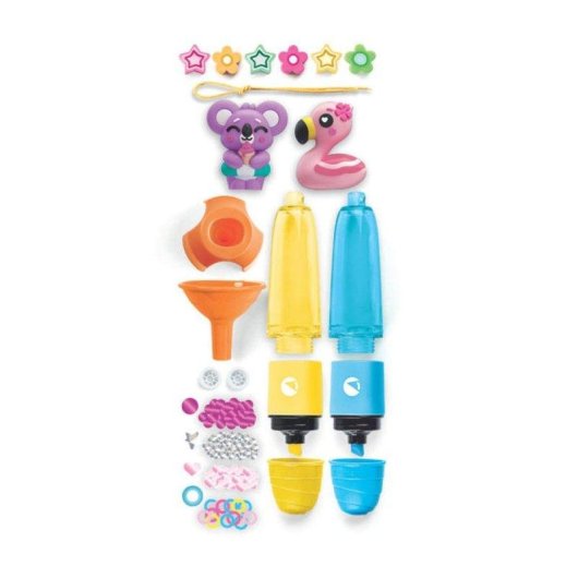 Kit Creativo Clementoni Crée Tes Fluos Summer Friends 2 Pennarelli