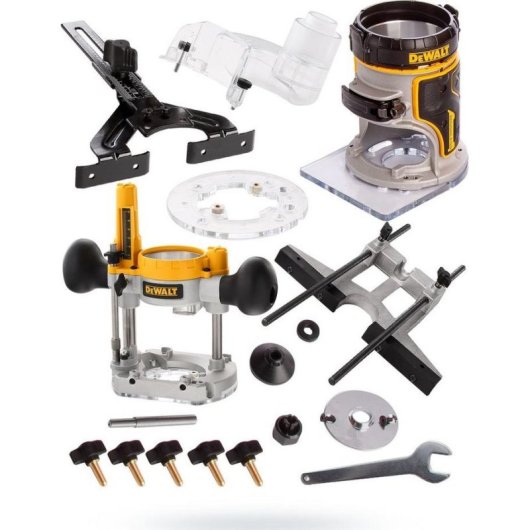 Fresadora de mano DeWALT DCW604N 18V sin baterías