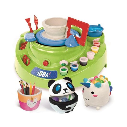 Kit Tornio da Vasaio Elettrico Bambini Completo Clementoni