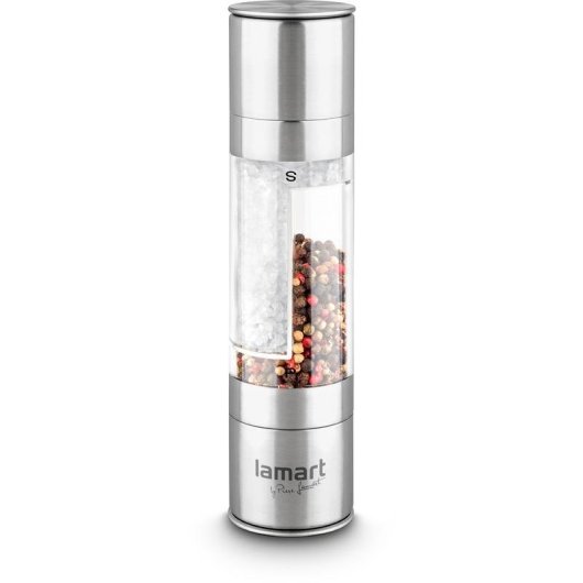 Salz- und Pfeffermühle Lamart LT7014 Edelstahl verstellbare Mahlung