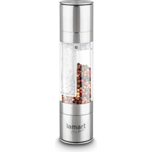 Salz- und Pfeffermühle Lamart LT7014 Edelstahl verstellbare Mahlung