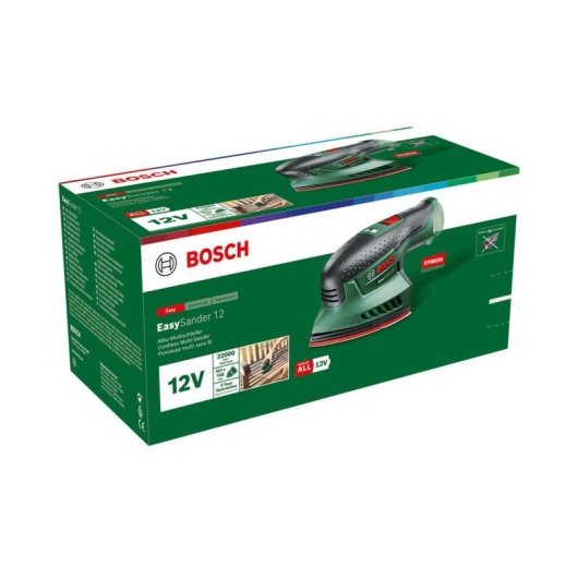 Lijadora delta inalámbrica Bosch EasySander 12 12V 22.000 OPM