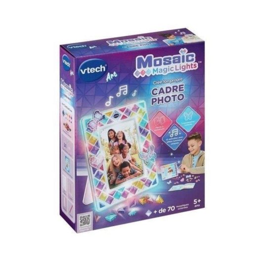 Kit de manualidades VTech Mosaic Magic Lights 71 piezas multicolor 2 modos de luz y música