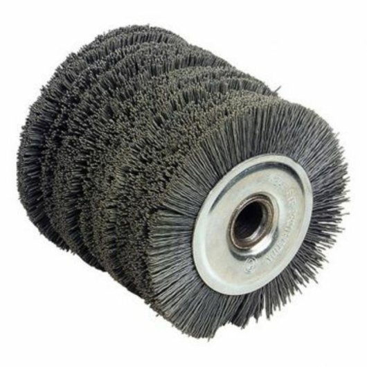 Cepillo de rodillo abrasivo Far Tools 120 mm para madera, piedra y metal