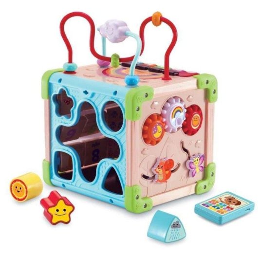 Juguete interactivo VTech Baby Cube Nature 5 Caras 3 Modos 130 Canciones