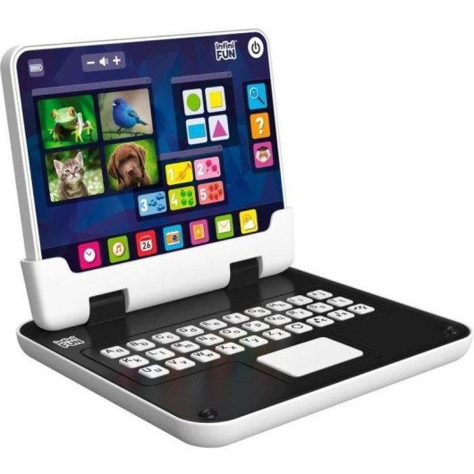 Tablet educativa infantil InfiniFUN 2 en 1 con teclado y 2 modos de juego