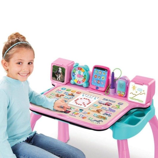 Bureau Interactif Musical 6 en 1 VTech MagiBureau Rosa 3-7 ans