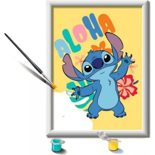 Kit di pittura a numeri Ravensburger Creart Kids Stitch 18x24 cm